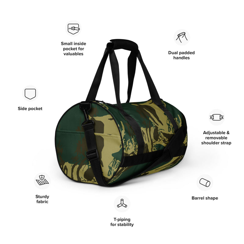Brushstroke Pakistani Woodland CAMO Gym Bag