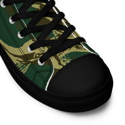 Brushstroke Pakistani Woodland CAMO Mens High-Top Canvas Shoes