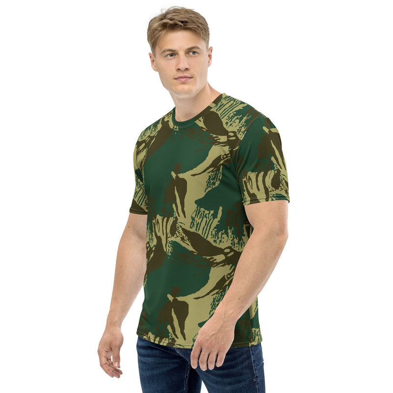 Brushstroke Pakistani Woodland CAMO Mens T-Shirt
