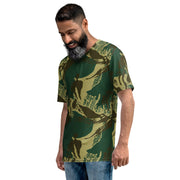 Brushstroke Pakistani Woodland CAMO Mens T-Shirt