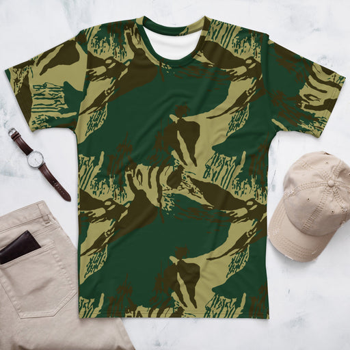 Brushstroke Pakistani Woodland CAMO Mens T-Shirt - XS