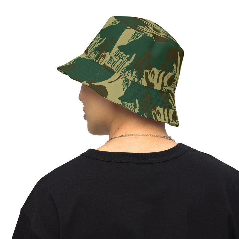Brushstroke Pakistani Woodland CAMO Reversible Bucket Hat - Head