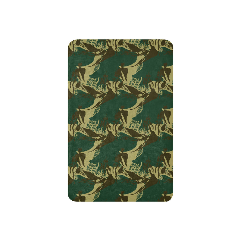 Brushstroke Pakistani Woodland CAMO Sherpa Blanket
