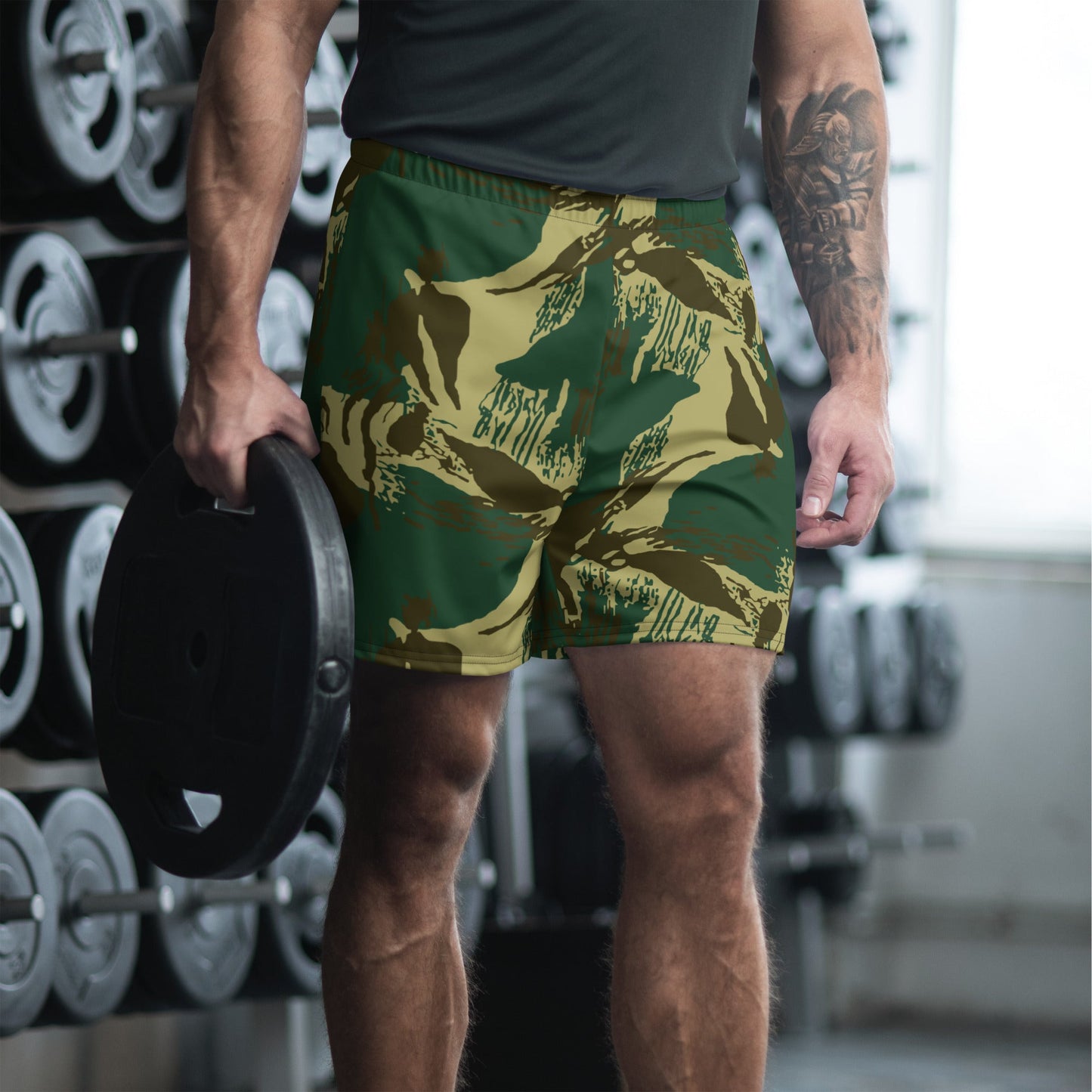 Pakistani Brushstroke CAMO Unisex Athletic Long Shorts 2XS