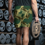 Brushstroke Pakistani Woodland CAMO Unisex Athletic Long Shorts