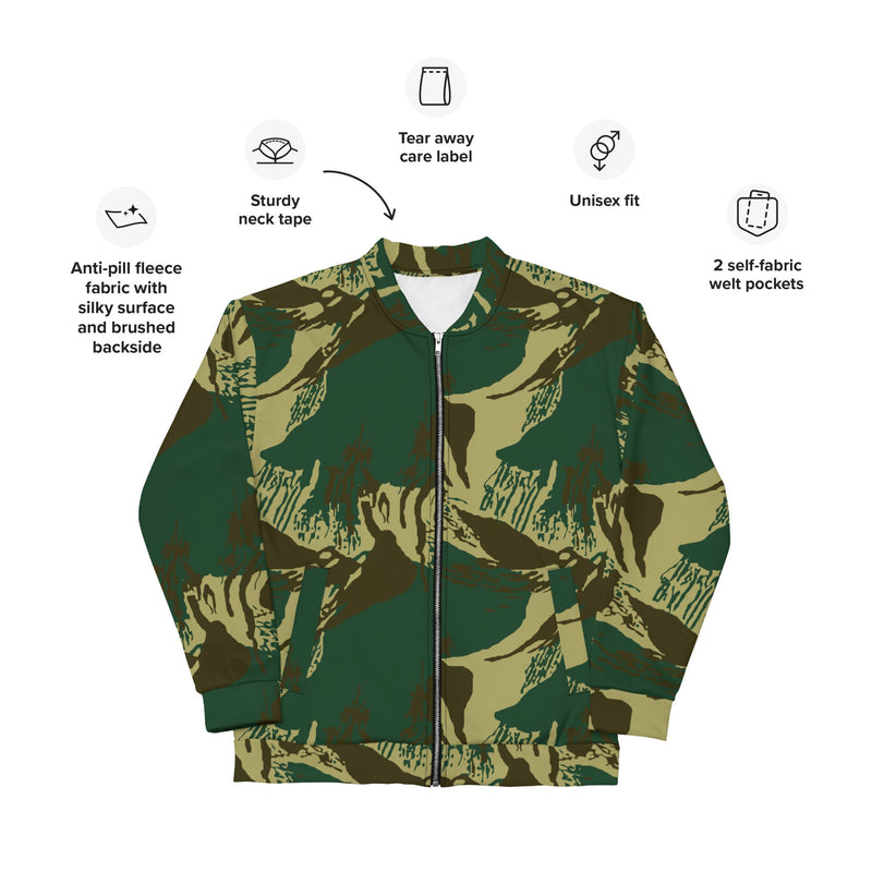Brushstroke Pakistani Woodland CAMO Unisex Bomber Jacket
