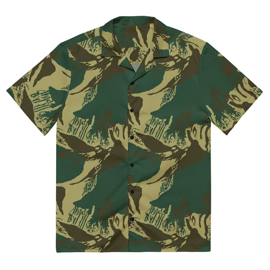 Pakistani Brushstroke CAMO Unisex button shirt - 2XS - Button Shirts