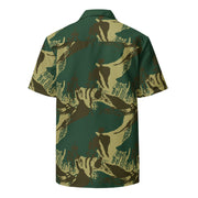 Brushstroke Pakistani Woodland CAMO Unisex Short-Sleeve Button Shirt - Button-Up