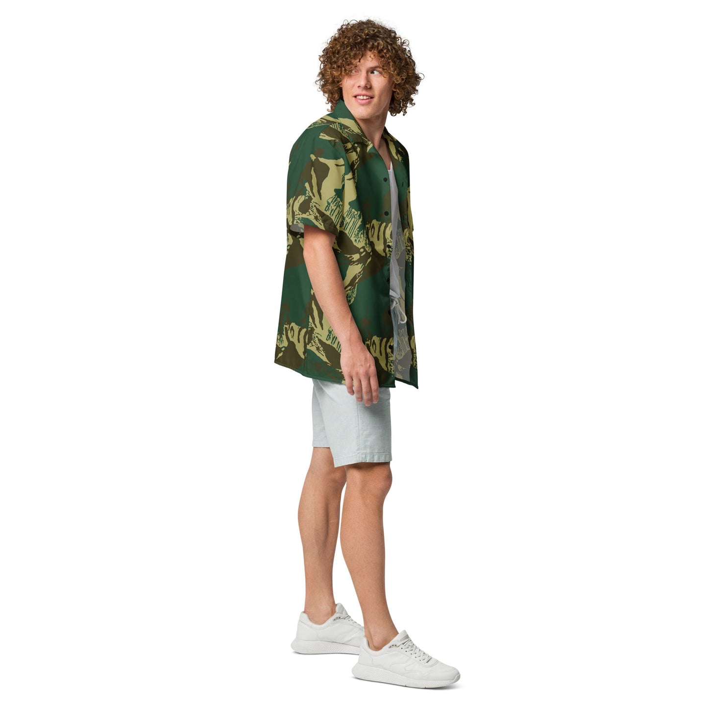 Pakistani Brushstroke CAMO Unisex Short-Sleeve Button Shirt