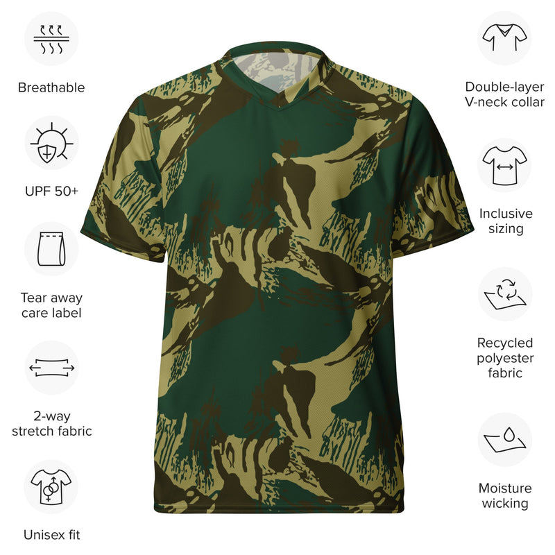Brushstroke Pakistani Woodland CAMO Unisex Sports Jersey