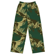 Brushstroke Pakistani Woodland CAMO Unisex Wide-Leg Leisure Pants - 2XS - Pant