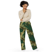Brushstroke Pakistani Woodland CAMO Unisex Wide-Leg Leisure Pants - Pant