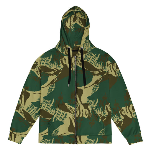 Brushstroke Pakistani Woodland CAMO Unisex Zip Hoodie - 2XS