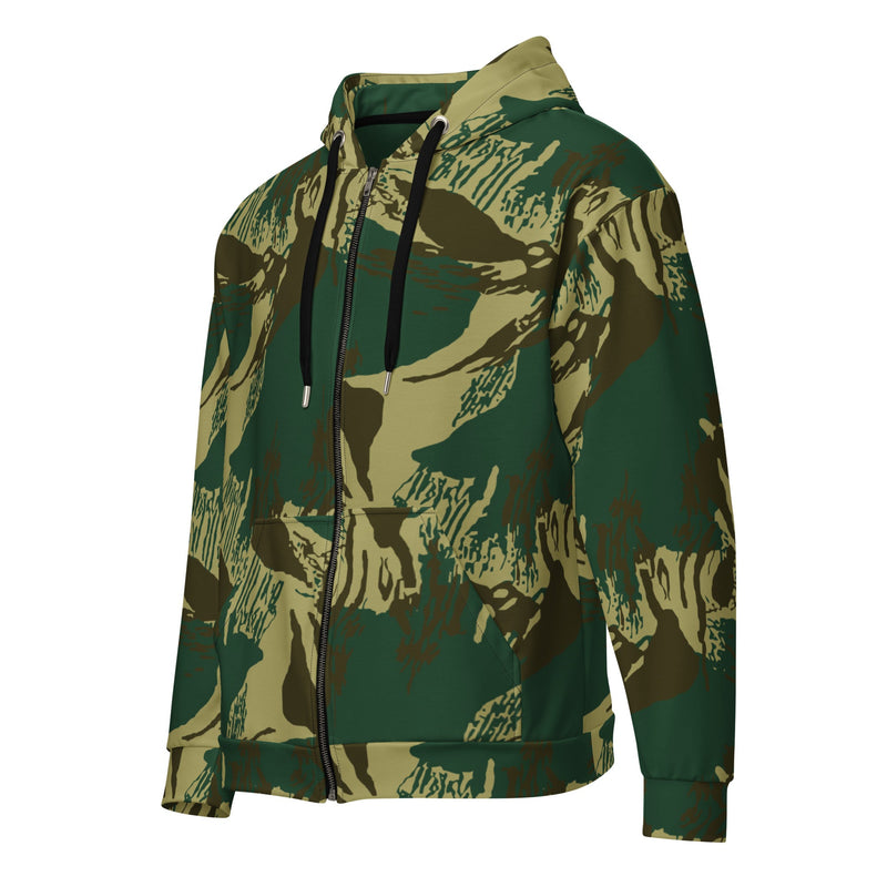 Brushstroke Pakistani Woodland CAMO Unisex Zip Hoodie