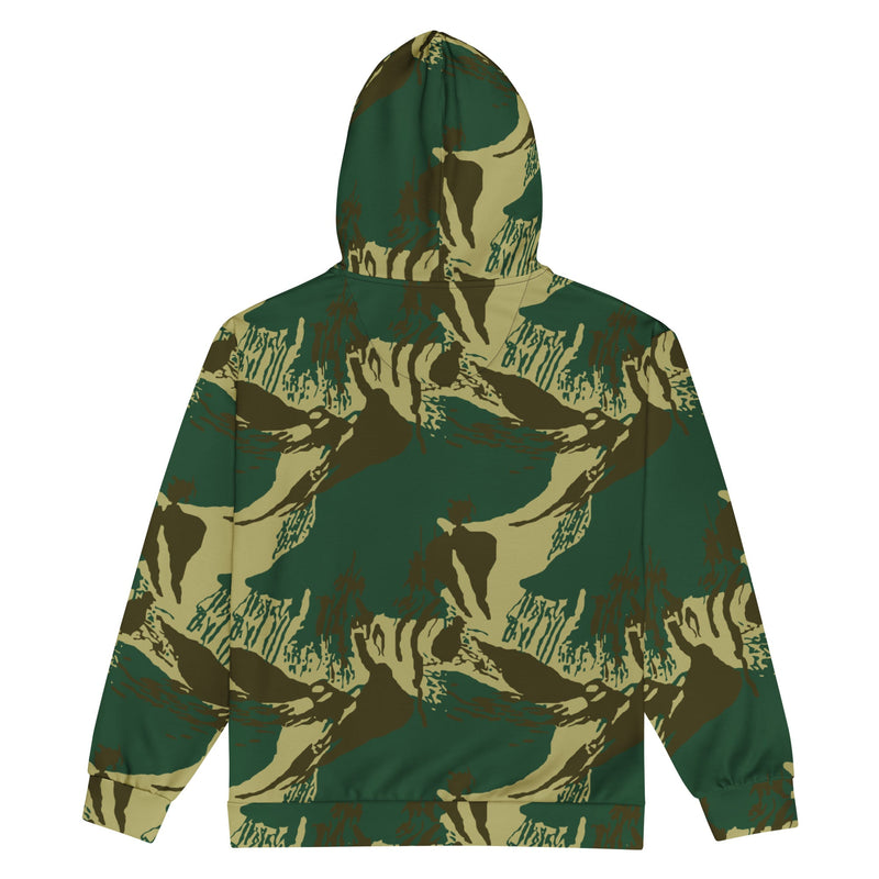 Brushstroke Pakistani Woodland CAMO Unisex Zip Hoodie