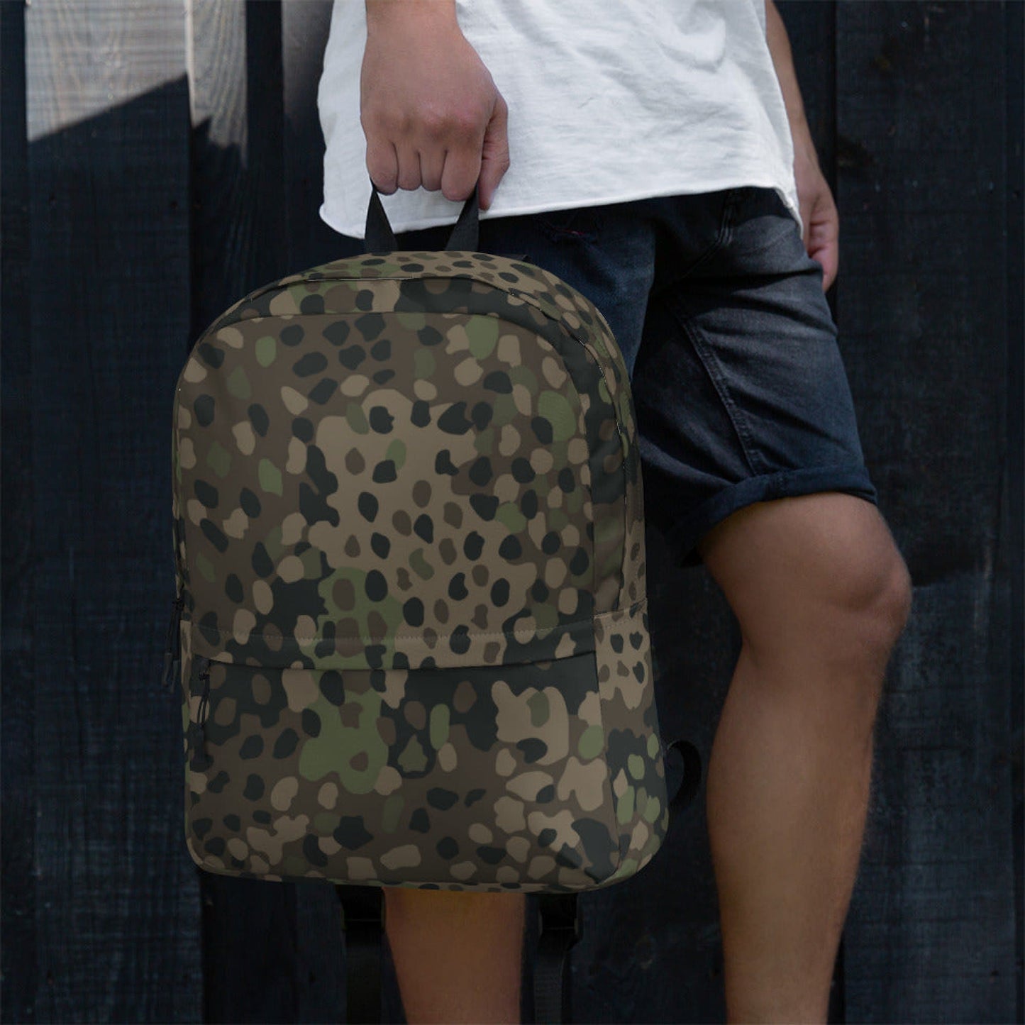 German Pea Dot Erbsenmuster Pattern 44 CAMO Backpack - Backpacks