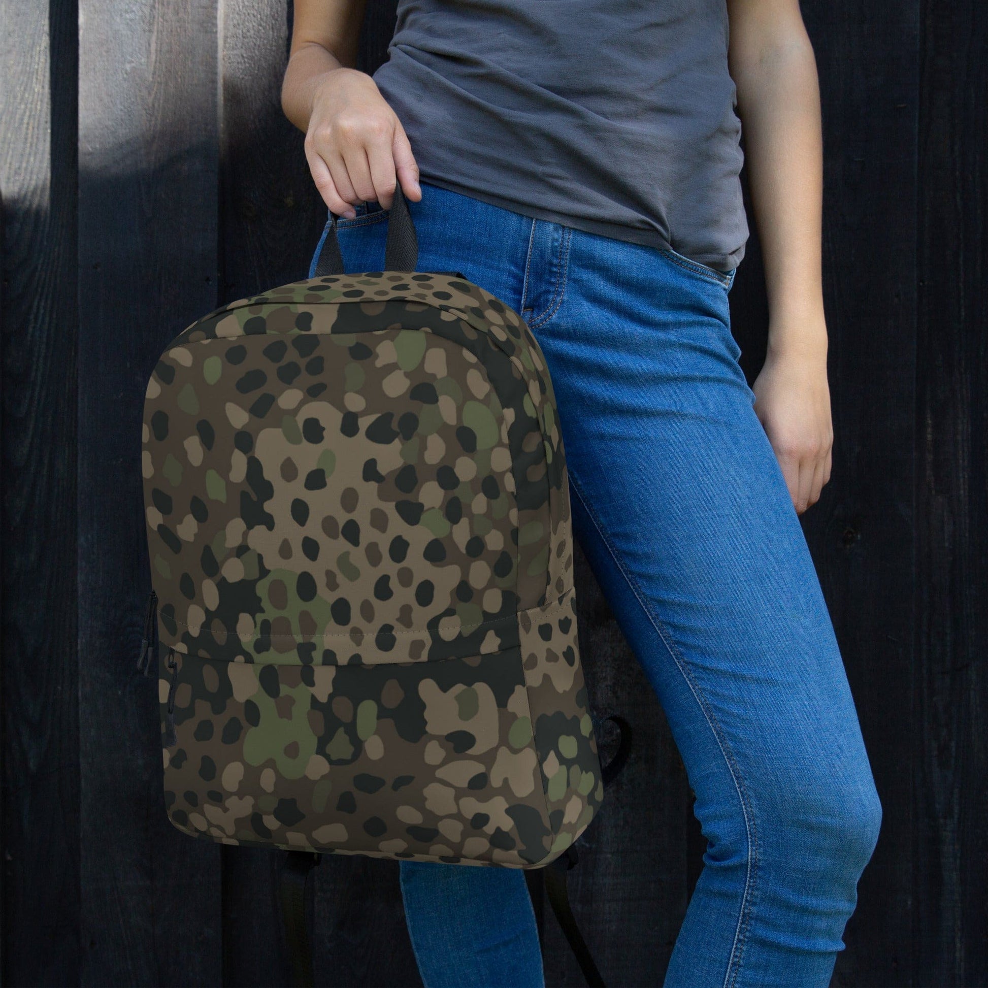 German Pea Dot Erbsenmuster Pattern 44 CAMO Backpack - Backpacks