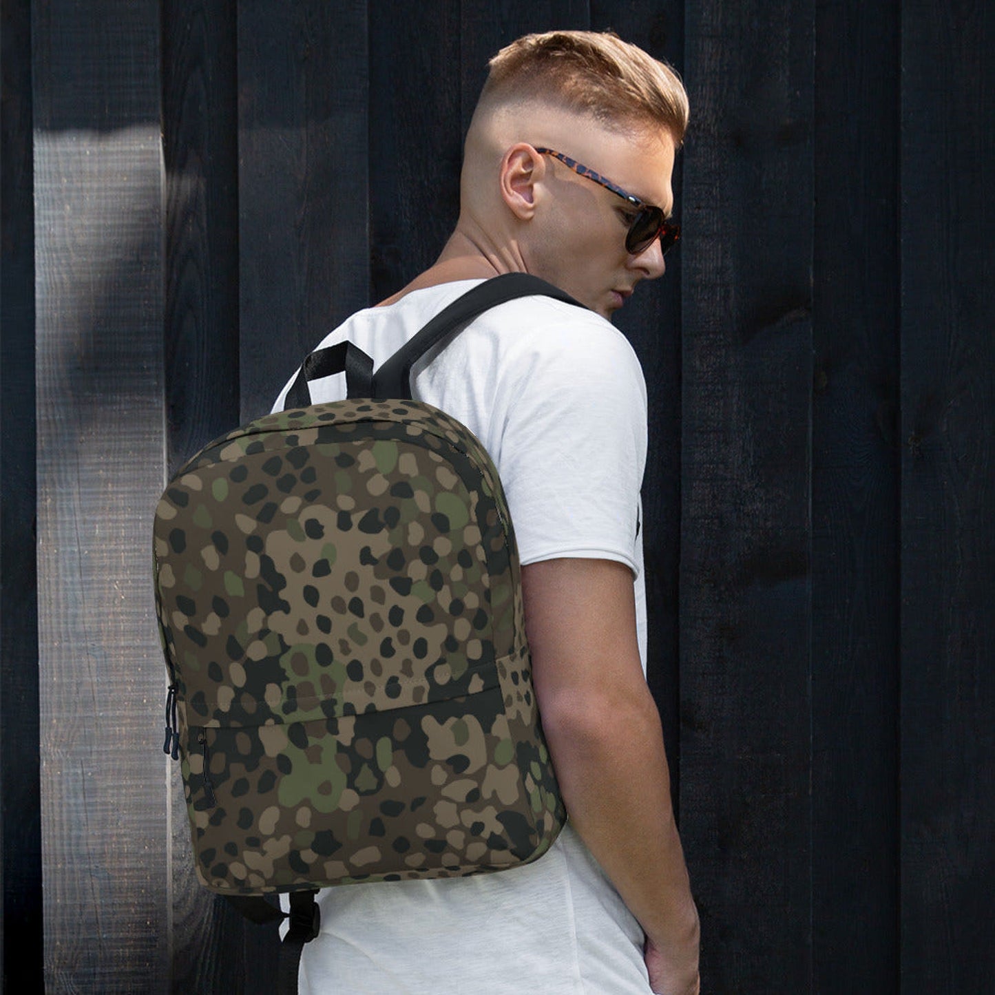 German Pea Dot Erbsenmuster Pattern 44 CAMO Backpack - Backpacks