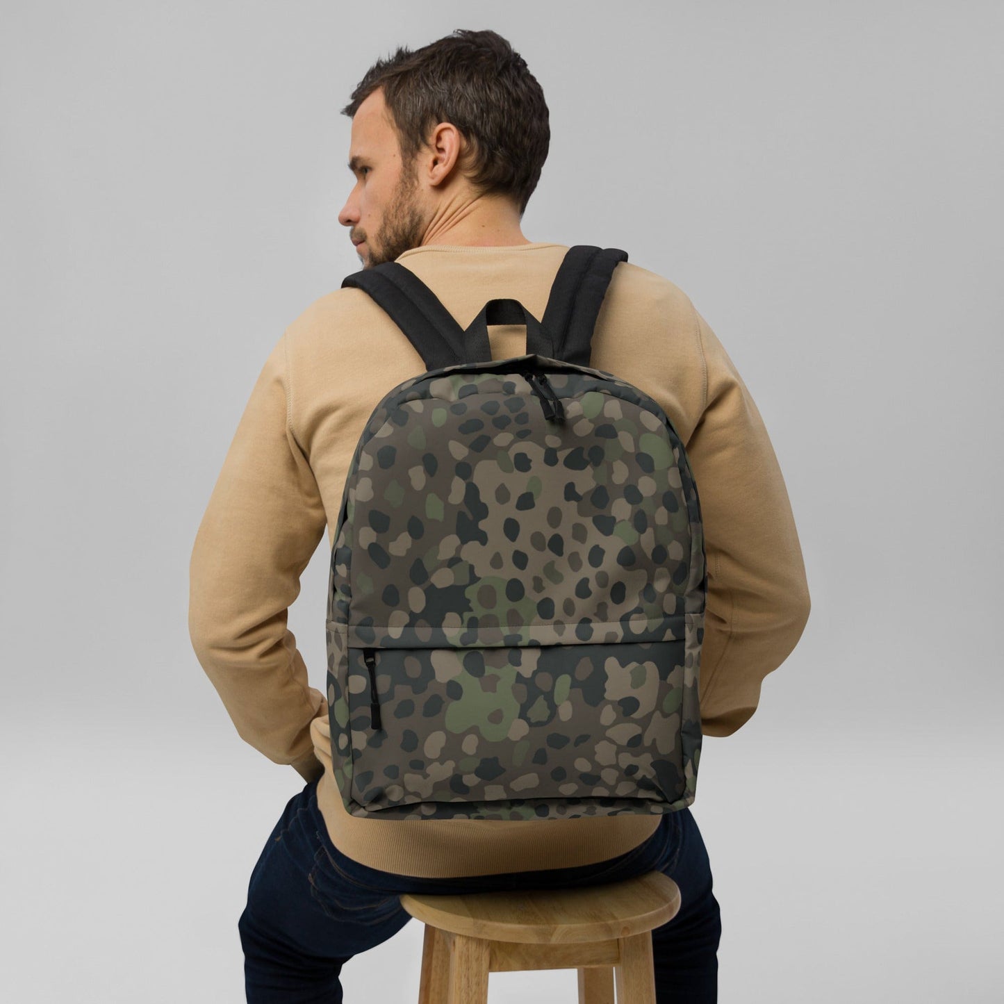 German Pea Dot Erbsenmuster Pattern 44 CAMO Backpack - Backpacks