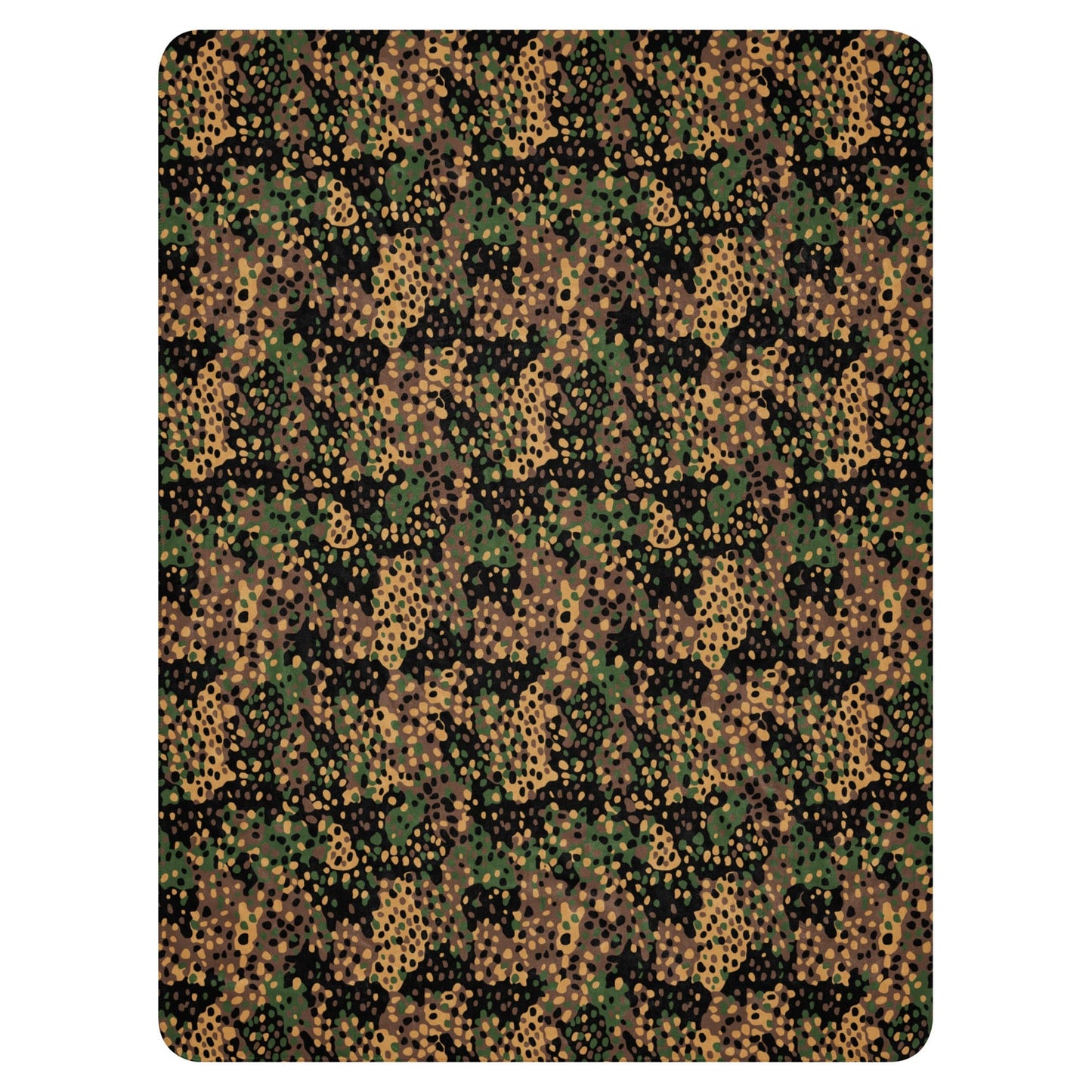 German Pea Dot Erbsenmuster CAMO Sherpa blanket - Blankets