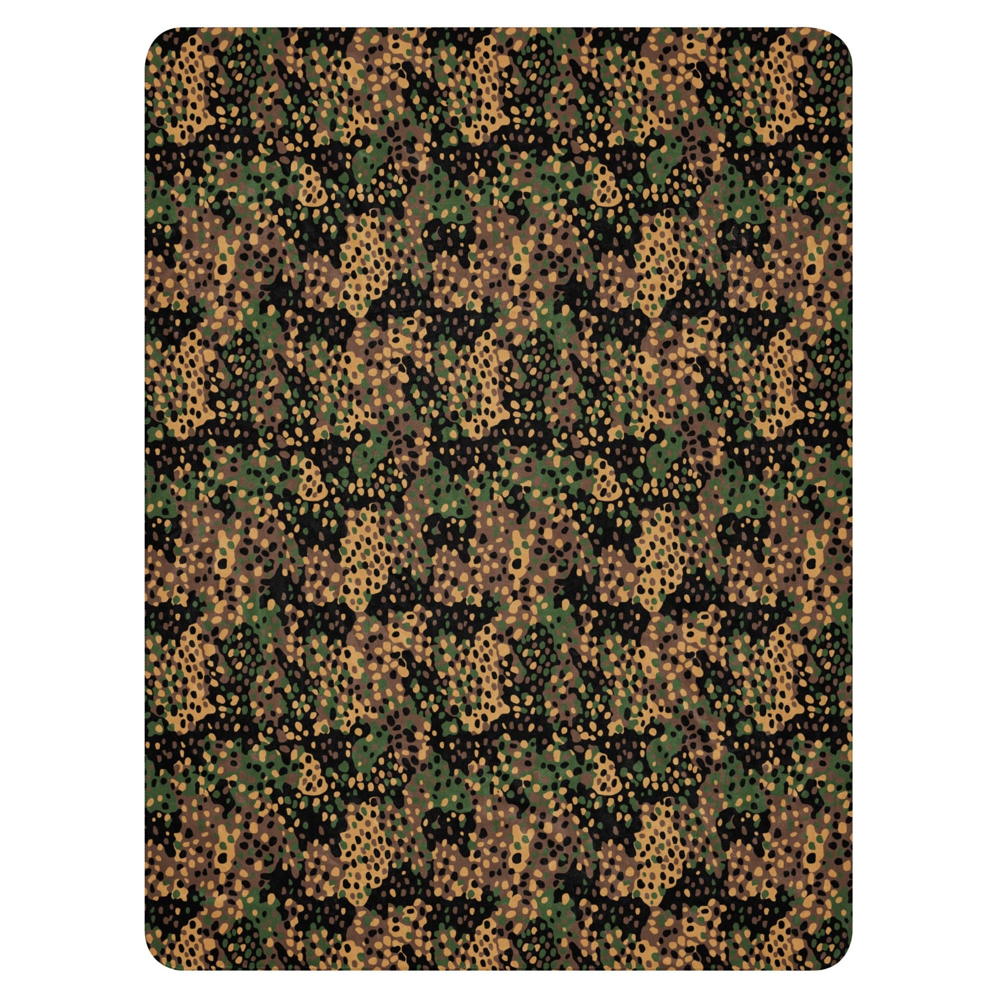 German Pea Dot Erbsenmuster CAMO Sherpa blanket - Blankets