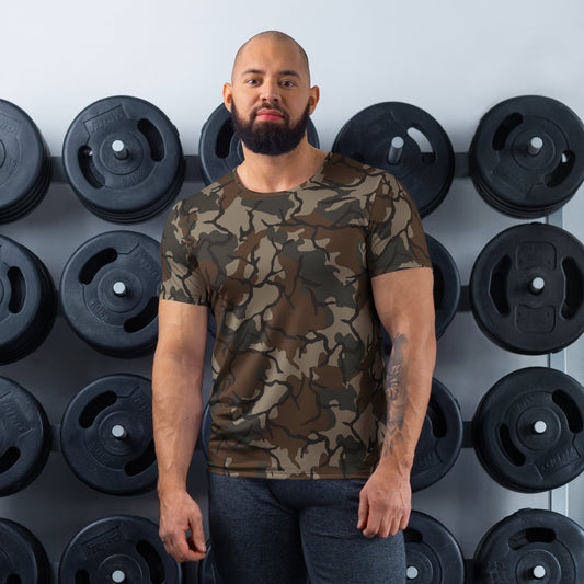 Philippine Marine Corps Malunggay CAMO Mens athletic t-shirt - XS - Athletic T-Shirts