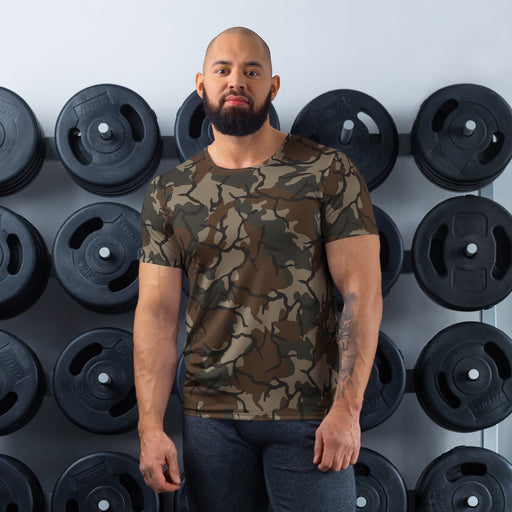 Leaf Malunggay Philippine Marine CAMO Mens Athletic T-Shirt - XS - Shirt