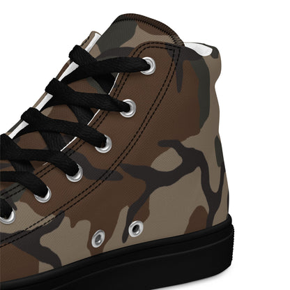 Philippine Marine Corps Malunggay CAMO Mens high top canvas shoes - High Top Canvas Shoes