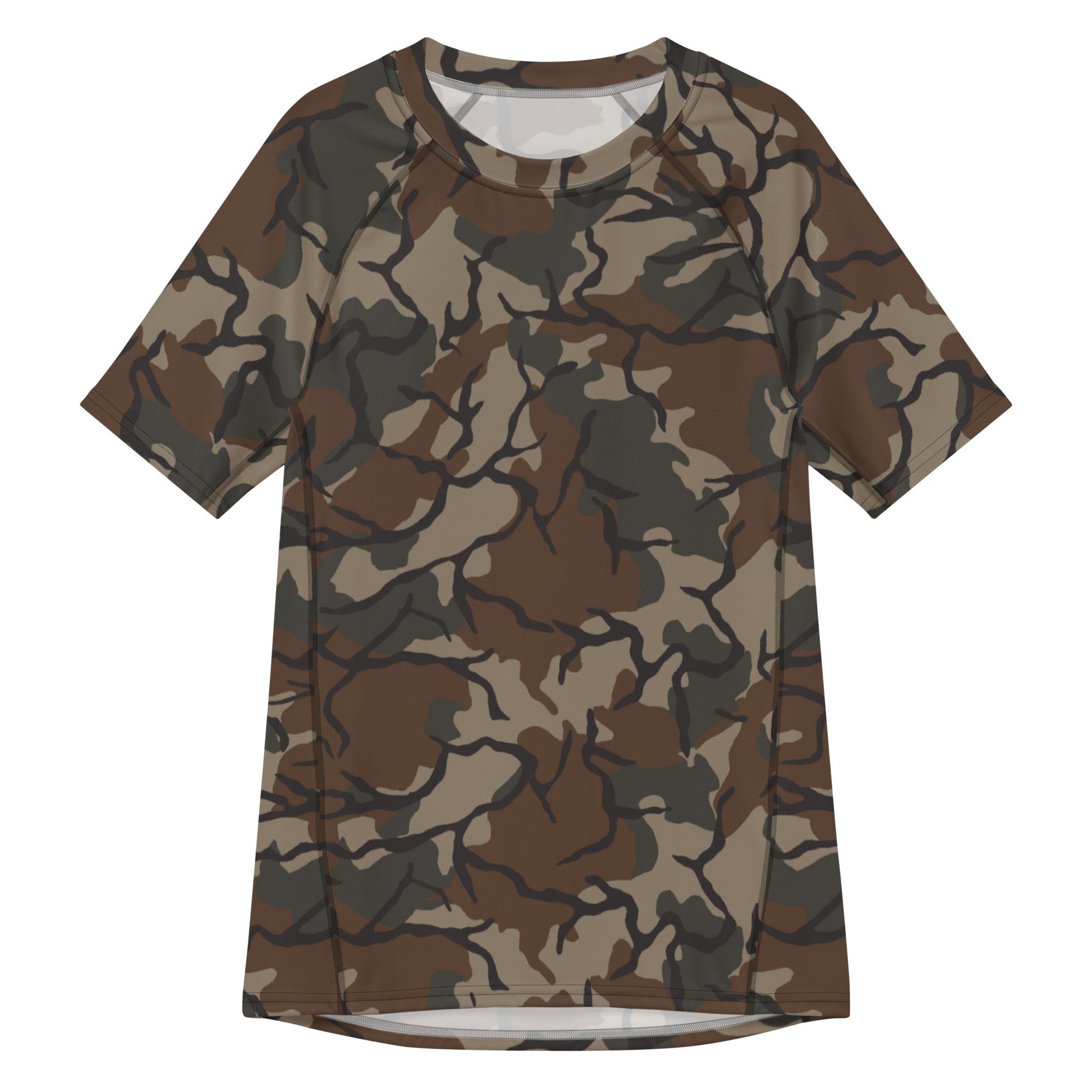 Philippine Marine Corps Malunggay CAMO Mens Short-Sleeve Rash Guard - 2XS - Short-sleeve Guards