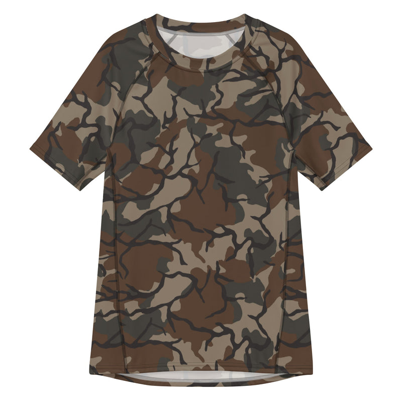 Leaf Malunggay Philippine Marine CAMO Mens Short-Sleeve Rash Guard - 2XS - SS