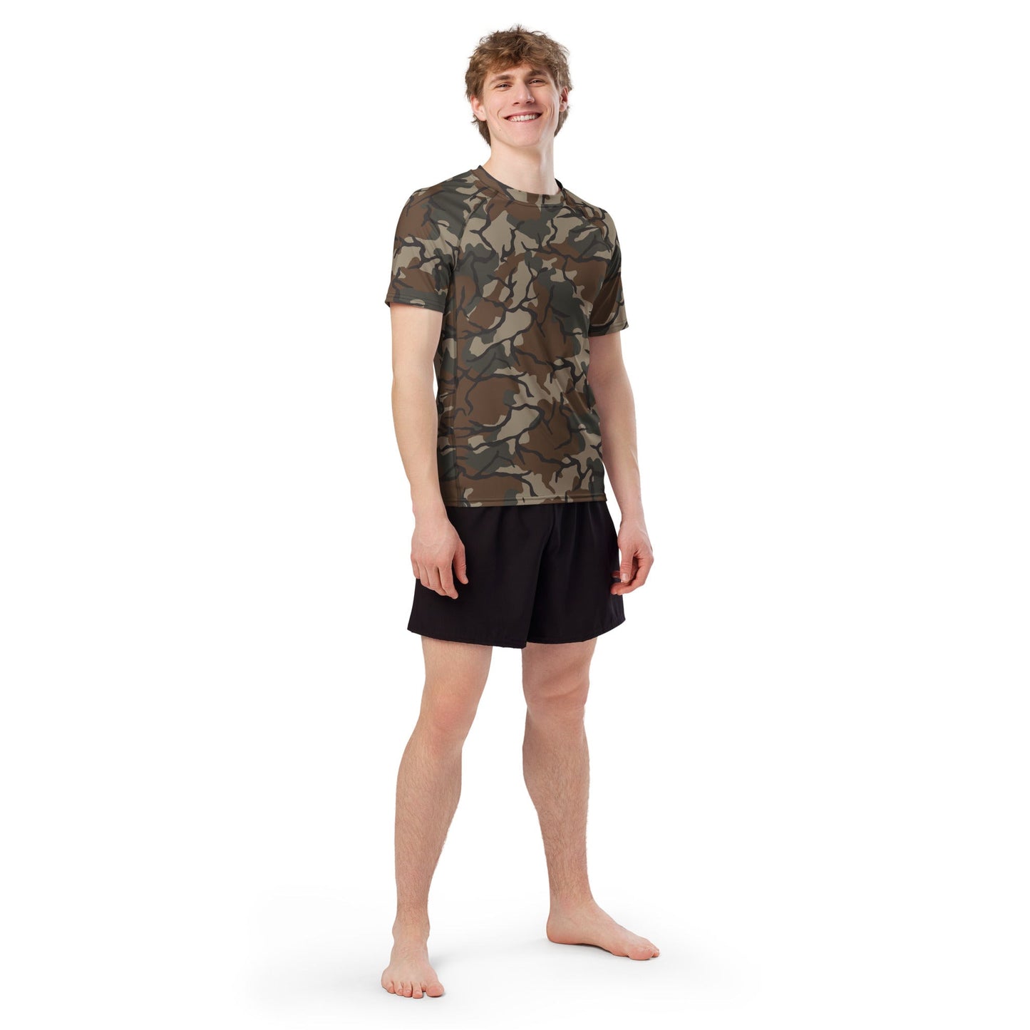 Philippine Marine Corps Malunggay CAMO Mens Short-Sleeve Rash Guard - Short-sleeve Guards