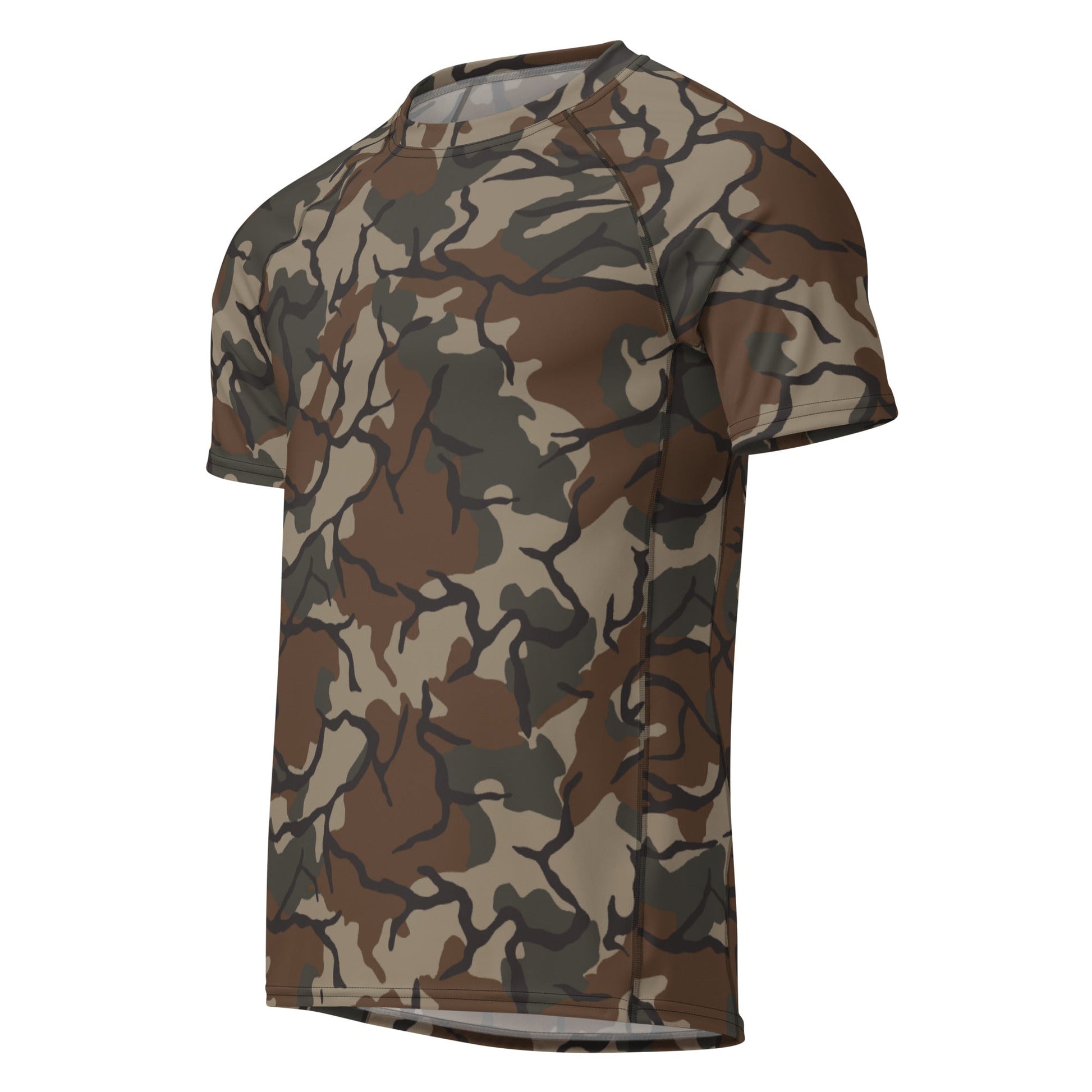 Philippine Marine Corps Malunggay CAMO Mens Short-Sleeve Rash Guard - Short-sleeve Guards