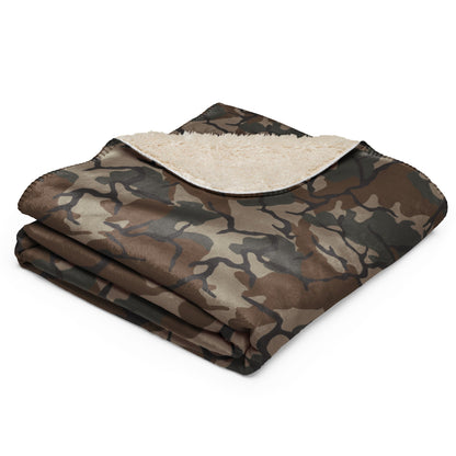 Philippine Marine Corps Malunggay CAMO Sherpa blanket - Blankets