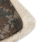 Leaf Malunggay Philippine Marine CAMO Sherpa Blanket