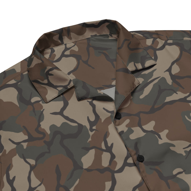 Leaf Malunggay Philippine Marine CAMO Unisex Short-Sleeve Button Shirt - Button-Up