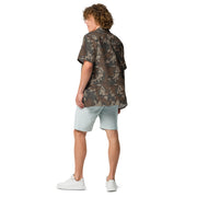Leaf Malunggay Philippine Marine CAMO Unisex Short-Sleeve Button Shirt - Button-Up