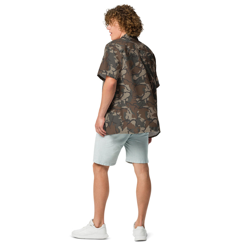 Leaf Malunggay Philippine Marine CAMO Unisex Short-Sleeve Button Shirt - Button-Up