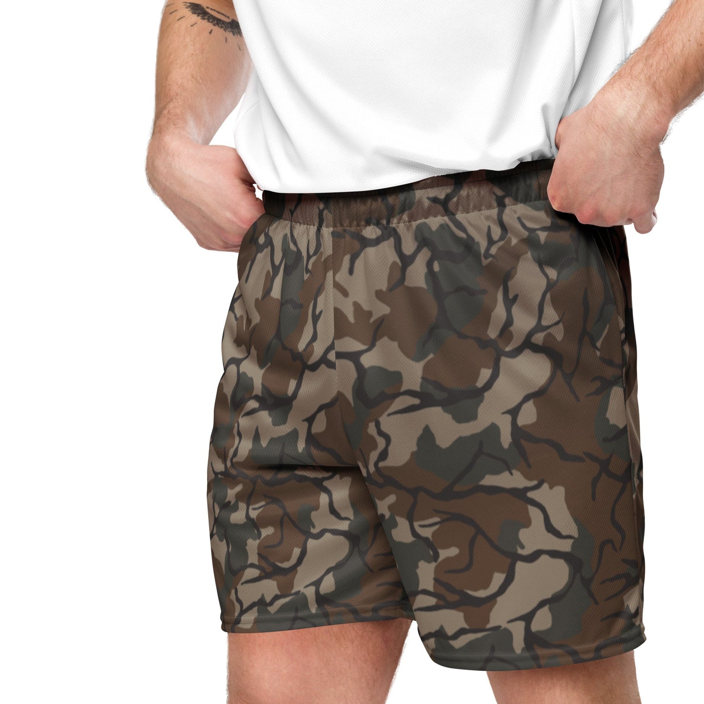 Philippine Marine Corps Malunggay CAMO Unisex mesh shorts - Mesh Shorts