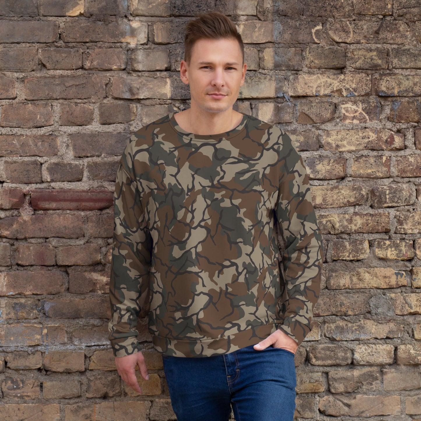 Philippine Marine Corps Malunggay CAMO Unisex Sweatshirt - 2XS - Sweatshirts