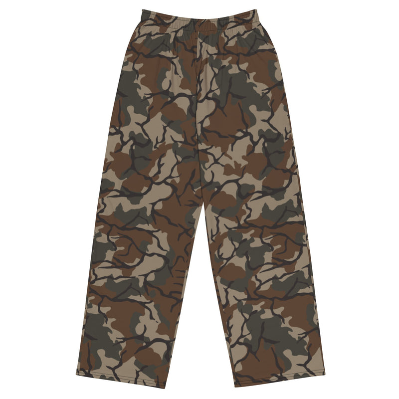 Leaf Malunggay Philippine Marine CAMO Unisex Wide-Leg Leisure Pants - 2XS - Pant