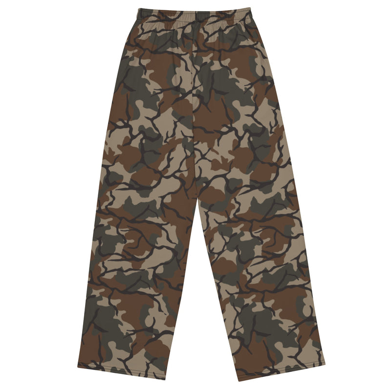 Leaf Malunggay Philippine Marine CAMO Unisex Wide-Leg Leisure Pants - Pant