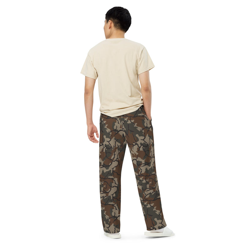 Leaf Malunggay Philippine Marine CAMO Unisex Wide-Leg Leisure Pants - Pant