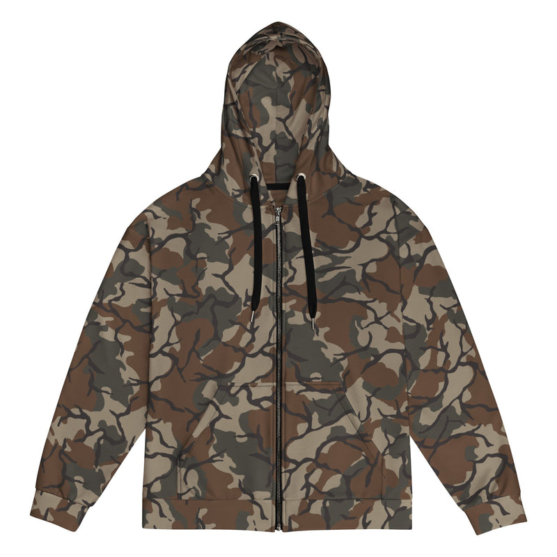 Leaf Malunggay Philippine Marine CAMO Unisex Zip Hoodie - 2XS