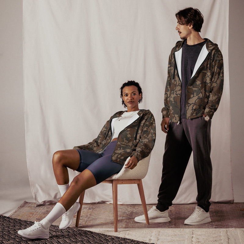 Leaf Malunggay Philippine Marine CAMO Unisex Zip Hoodie