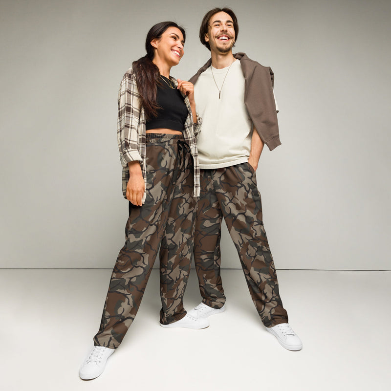 Leaf Malunggay Philippine Marine CAMO Unisex Wide-Leg Joggers - 2XS