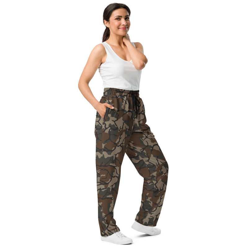 Leaf Malunggay Philippine Marine CAMO Unisex Wide-Leg Joggers