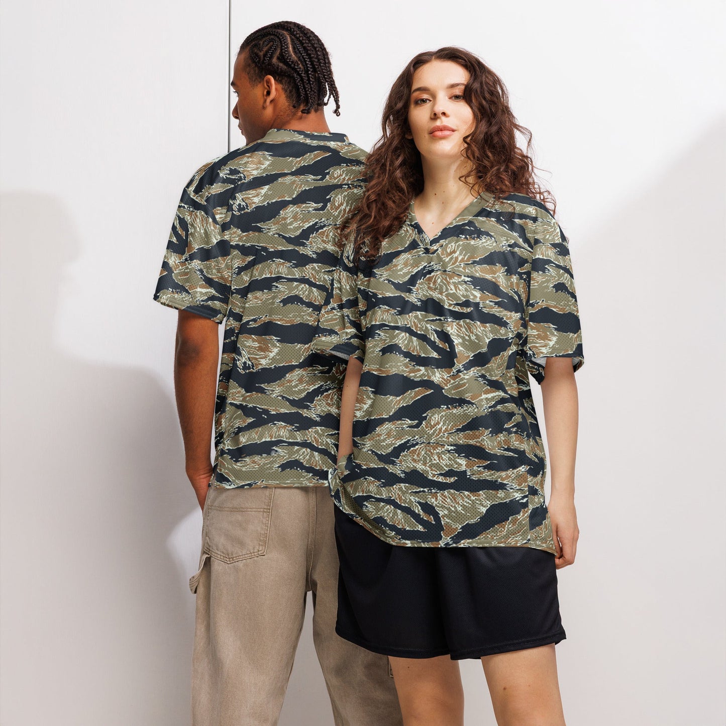 Philippine Tiger Stripe Special Forces Distinctive Uniform (SDFU) CAMO American football jersey - Football Jersey