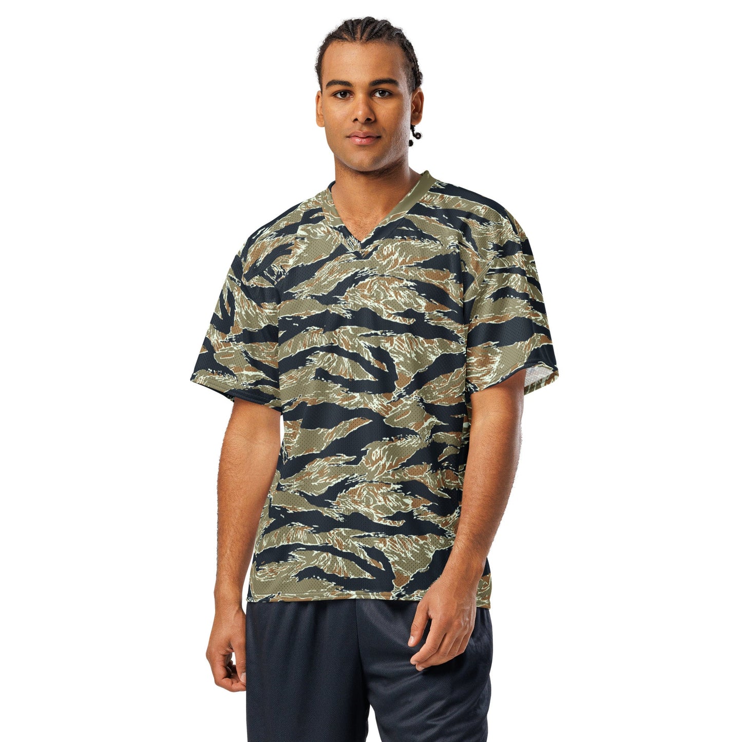 Philippine Tiger Stripe Special Forces Distinctive Uniform (SDFU) CAMO American football jersey - Football Jersey