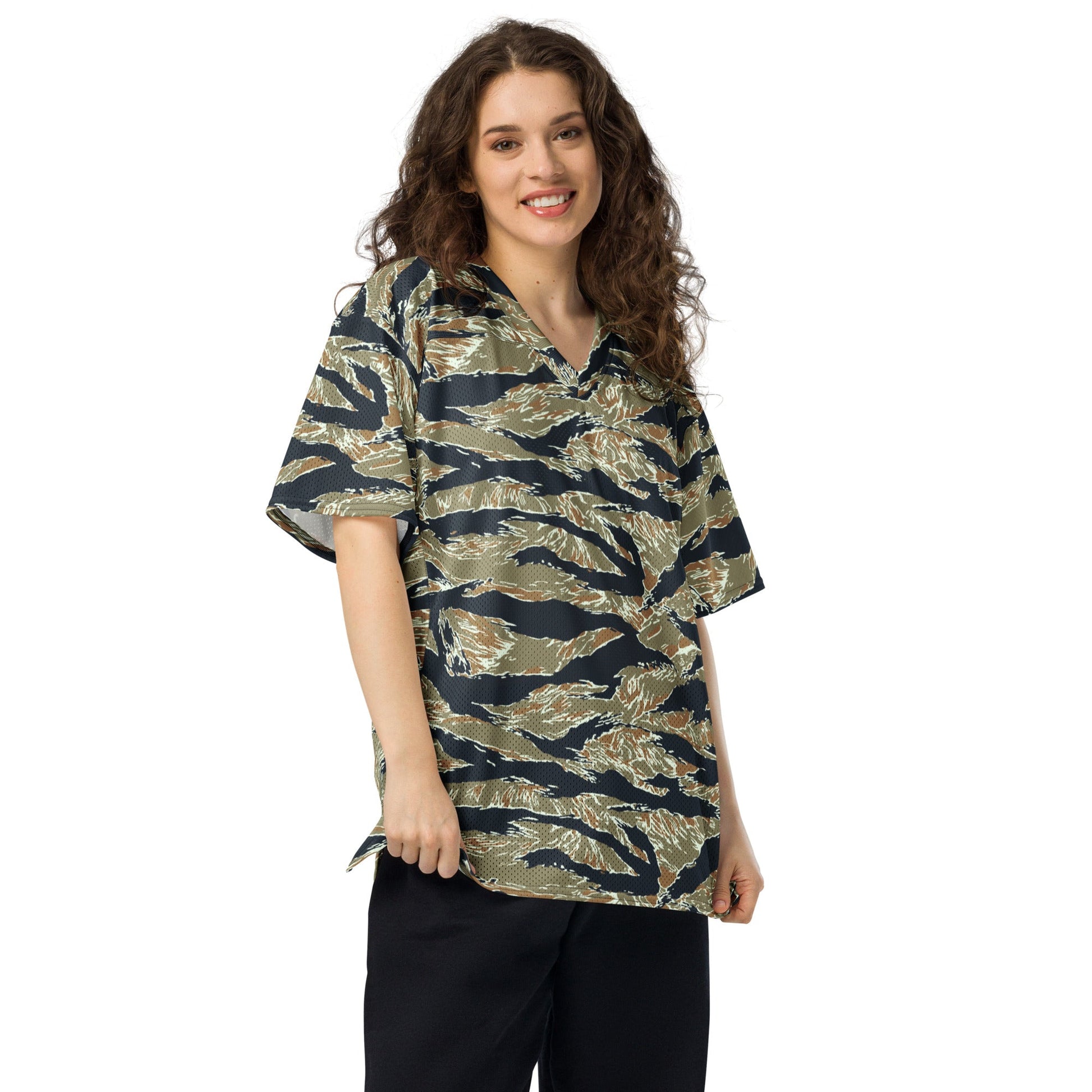 Philippine Tiger Stripe Special Forces Distinctive Uniform (SDFU) CAMO American football jersey - Football Jersey