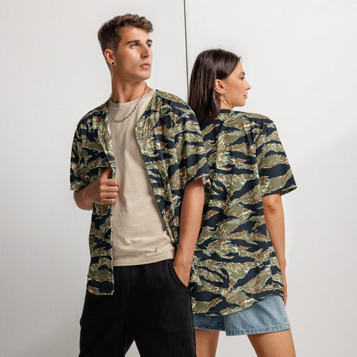 Tiger Stripe Philippine Special Forces CAMO Unisex Baseball Jersey - 2XS